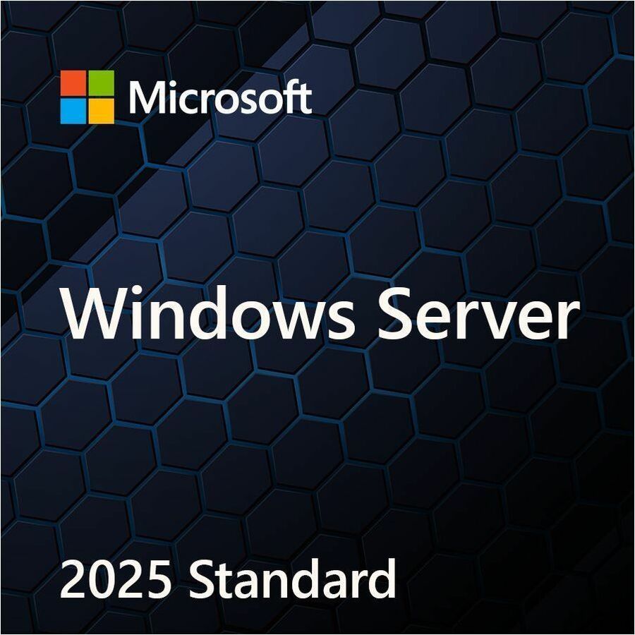 Microsoft Windows Server 2025 Standard Edition 64-bit - License - 16 Core Microsoft Windows Server 2025 Standard Edition 64-bit - License - 16 Core